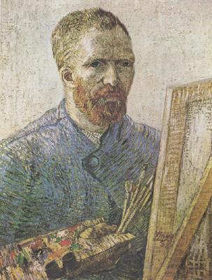Vincent Van Gogh Self-Portrait in Fromt of thte Easel  (nn04) Sweden oil painting art
